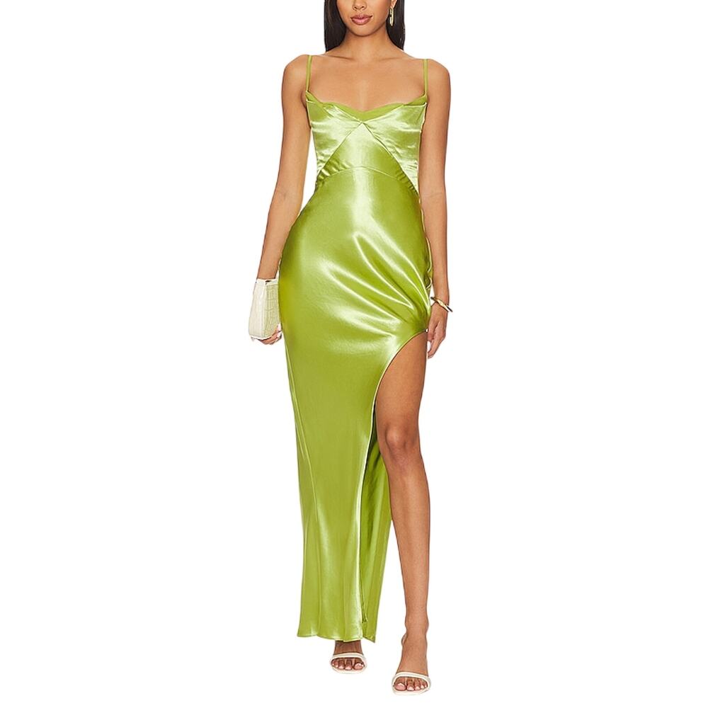 Nicholas Satin Limelight Ariah Dress Size 2